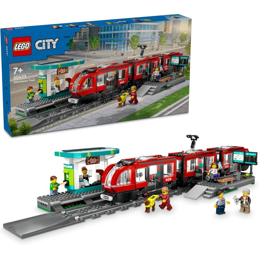 LEGO レゴ 60423 シティ ダウンタウン路面電車と停留所 ブロック玩具 新品 送料無料 | LEGO CITY