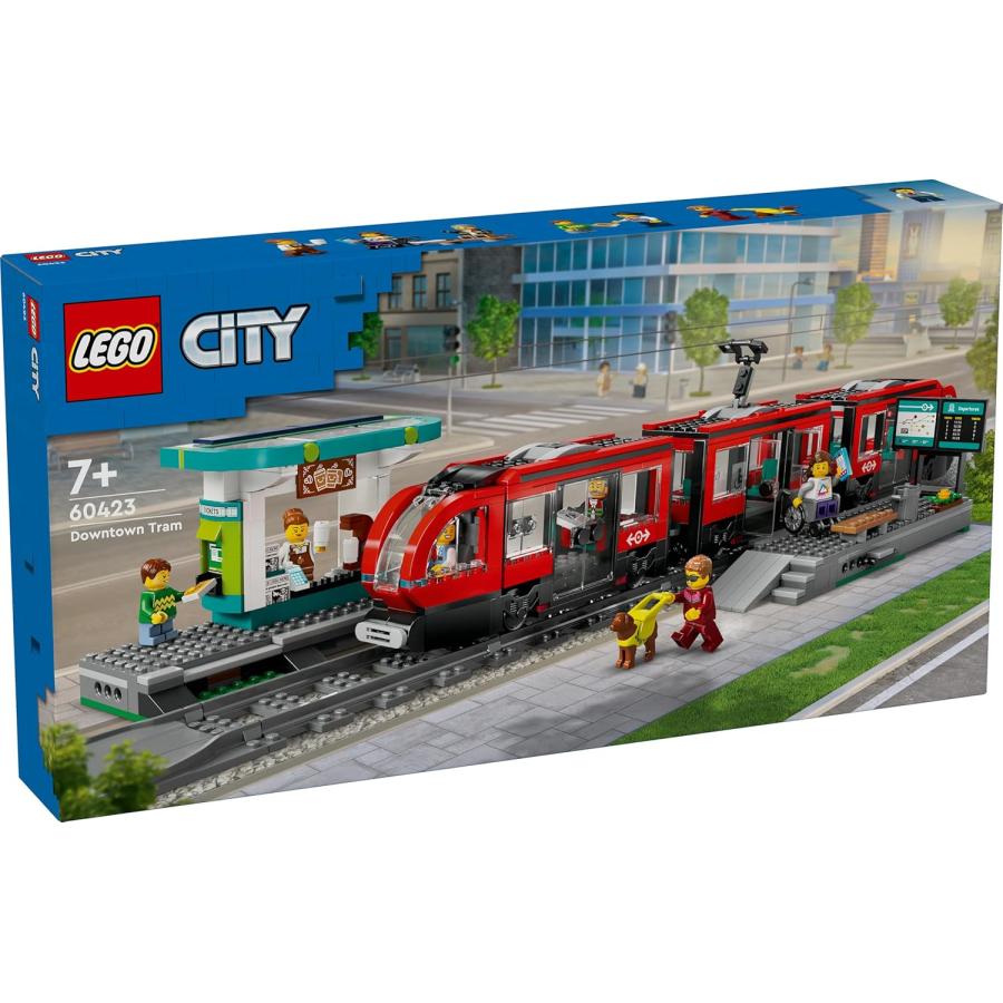 LEGO レゴ 60423 シティ ダウンタウン路面電車と停留所 ブロック玩具 新品 送料無料 | LEGO CITY | 02