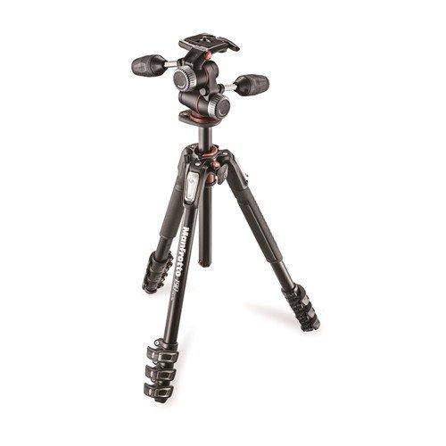 マンフロット Manfrotto MK190XPRO4-3W 190プロアルミニウム三脚4段 + RC2付3ウェイ雲台キット 新品 送料無料 | Manfrotto