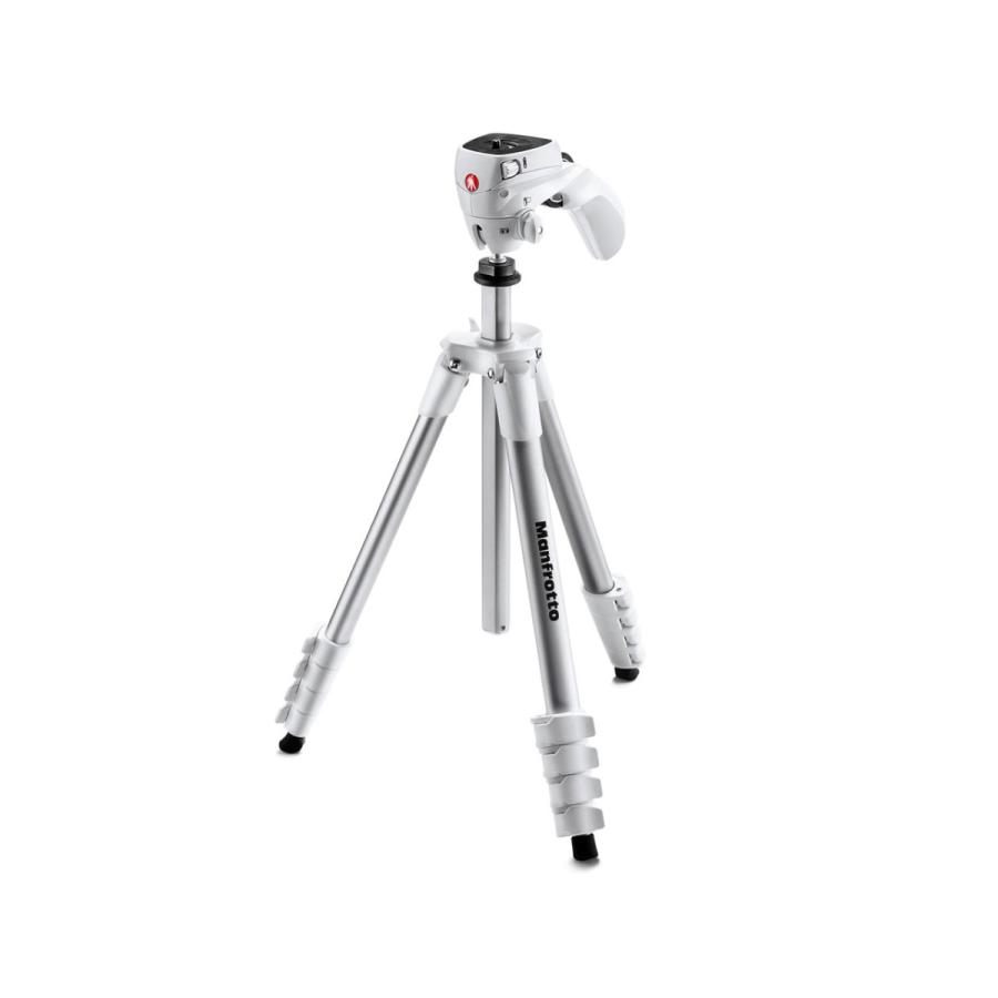マンフロット MKCOMPACTACN-WH COMPACTアクション三脚 フォト・ムービーキット ホワイト 新品 送料無料 | Manfrotto