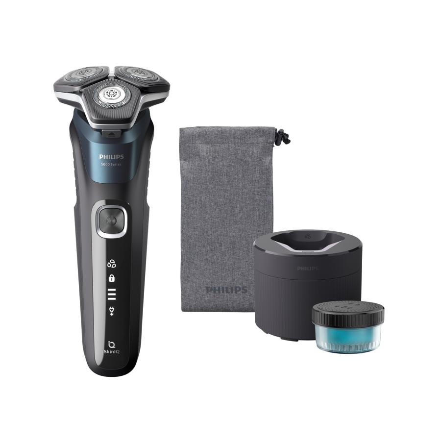 PHILIPS S5889/60 メンズシェーバー 5000シリーズ 回転式 自動洗浄機付き お風呂剃り対応 SkinIQ テクノロジー搭載 エレクトリックブルー 新品 送料無料 | Philips