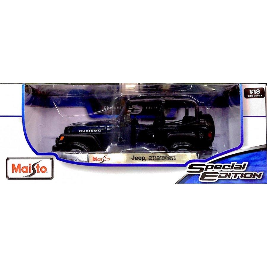 Maisto マイスト 1/18 DIECAST Jeep WRANGLER RUBICON ジープ ラングラー ルビコン ブルー 新品 送料無料 | マイスト