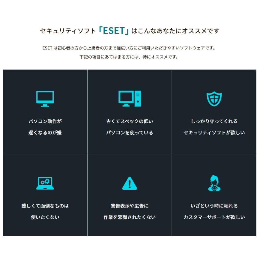 メールにて購入番号通知 ダウンロード版 ESET HOME セキュリティエッセンシャル5台3年版 正規品 Windws Mac Android対応 16時までの購入で当日通知 土日祝も対応｜eightloop2nd｜08