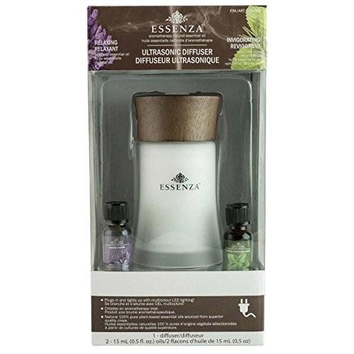 エセンザー ESSENZA 超音波ディフューザー アロマオイル ラベンダー ローズマリーミント 2本付き 新品 送料無料 | ブランド登録なし