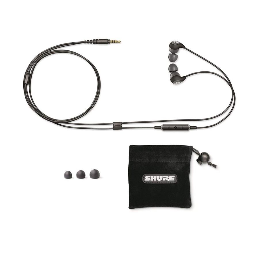 SHURE シュア SE112M+-GR-A 高遮音性イヤホン リモート＆マイク付き グレー 新品 送料無料 | SHURE | 04