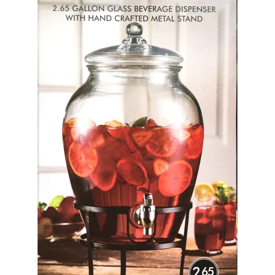 Stylesetter ガラス製 ドリンクディスペンサー 10.0L 新品 送料無料 | ブランド登録なし | 01