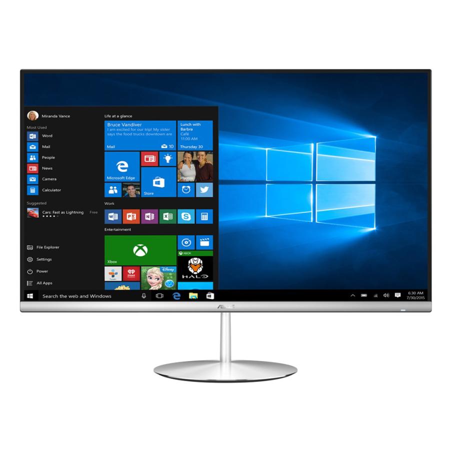 エイスース ZN242GDK-I58300H Zen AiO ZN242GDK 23.8型 i5-8300H 8GB 1TB＋256SSD GeForce GTX Windows10 シルバー新品 送料無料 | ASUS