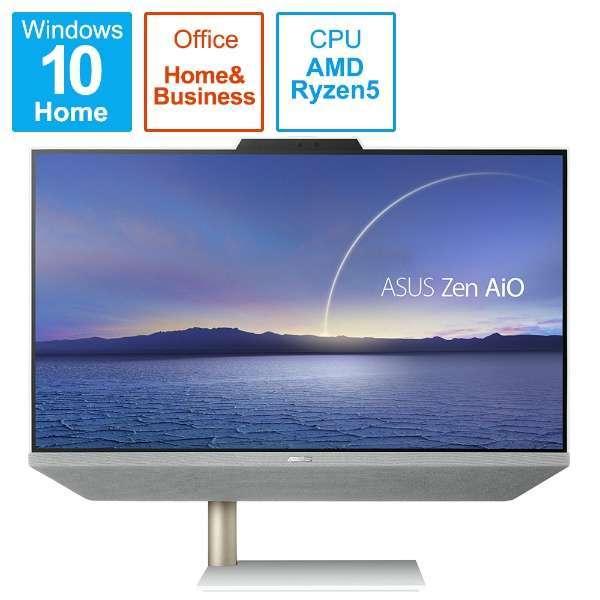 ASUS A5401W-R55500BP デスクトップパソコン Zen AiO 24 A5401 23.8型 Ryzen5 HDD1TB メモリ8GB ホワイト新品 送料無料 | ASUS