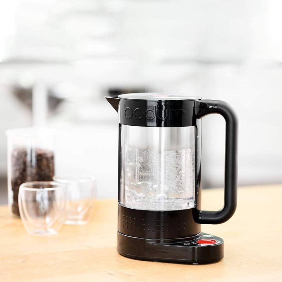 ✳︎新品✳︎ボダム BODUM ビストロ　電気ケトル ブラック　11659-XYJP bodum ボダム 11659-01JP ブラック ダブルウォールウォーターケトル