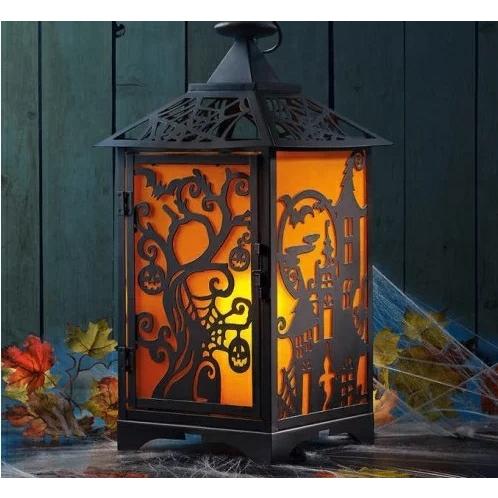 ハロウィン LEDランタン 高さ46cm タイマー付き 新品 送料無料 | ブランド登録なし