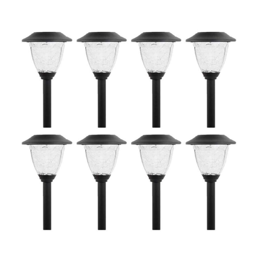 LED ソーラーライト スティック型 8本セット 電源不要 夜間自動点灯 新品 送料無料 | ブランド登録なし