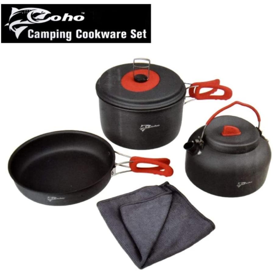 Coho Camping Cookware Set キャンピングアルミ調理セット 新品 送料無料 | ブランド登録なし