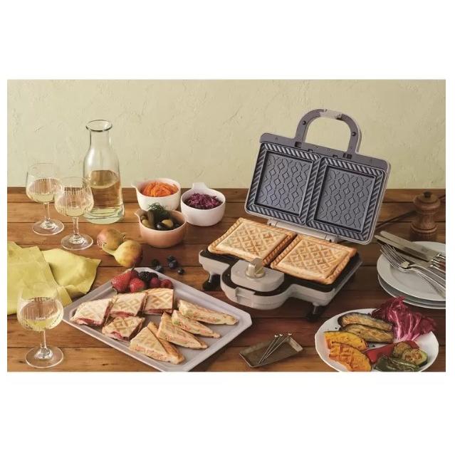 BRUNO BOE044-GRG ホットサンドメーカー ダブル グレージュ 新品