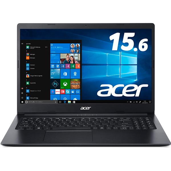 Acer A315-34-A14U/K ノートパソコン Aspire 3 15.6型 Celeron N4020 メモリ4GB SSD256G ドライブレス Windows 10 Home チャコールブラック 新品 送料無料 | Aspire 1