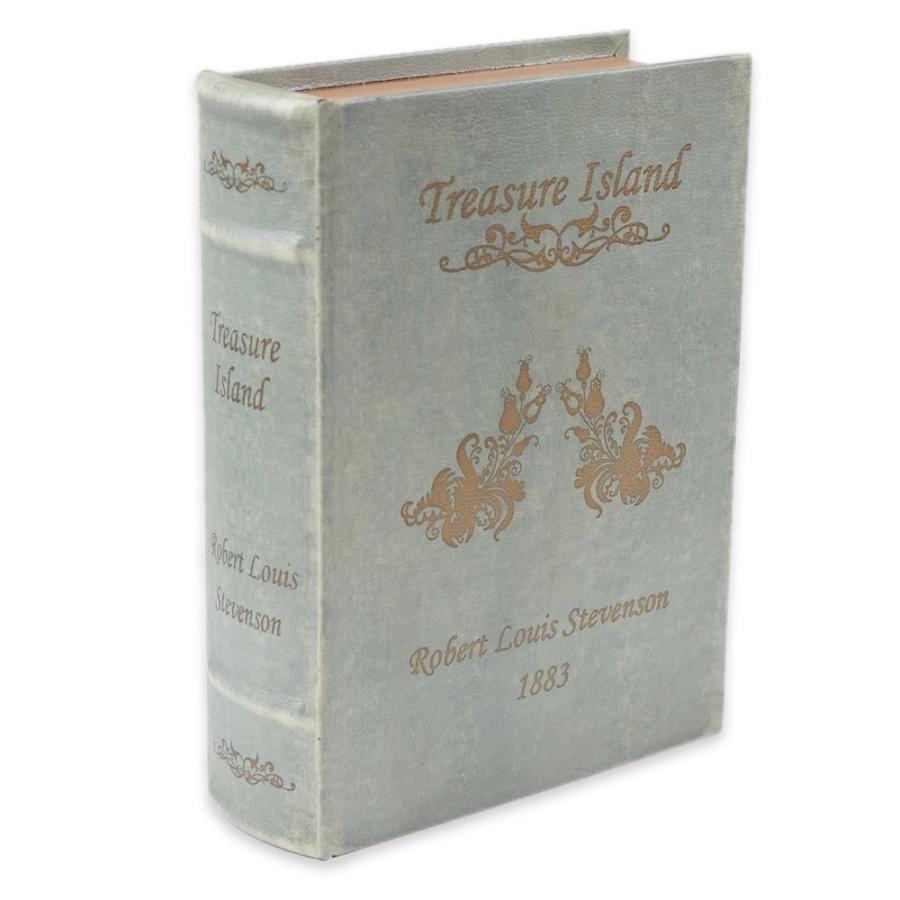 秋月貿易 アンティーク調 ブック型小物入れ Lサイズ Treasure Island 新品 送料無料 翌日出荷 | ブランド登録なし