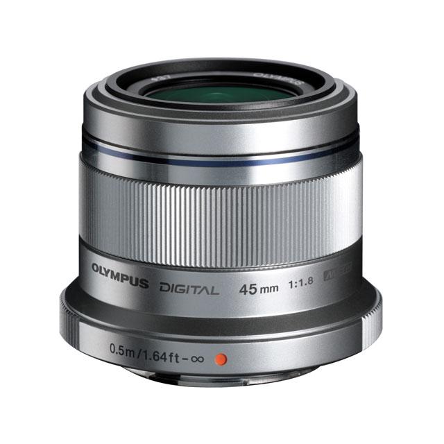 オリンパス M.ZUIKO DIGITAL 45mm F1.8 マイクロフォーサーズ  単焦点レンズ シルバー 新品 送料無料 | M.ZUIKO