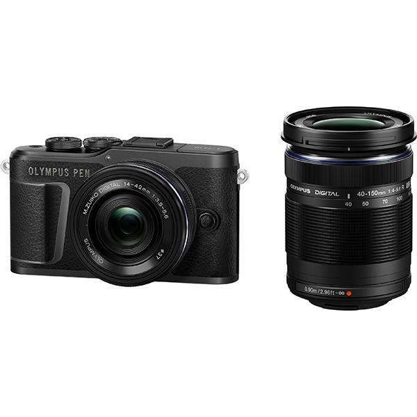 オリンパス PEN E-PL10 EZダブルズームキット BLK ブラック  新品 送料無料 | OLYMPUS PEN