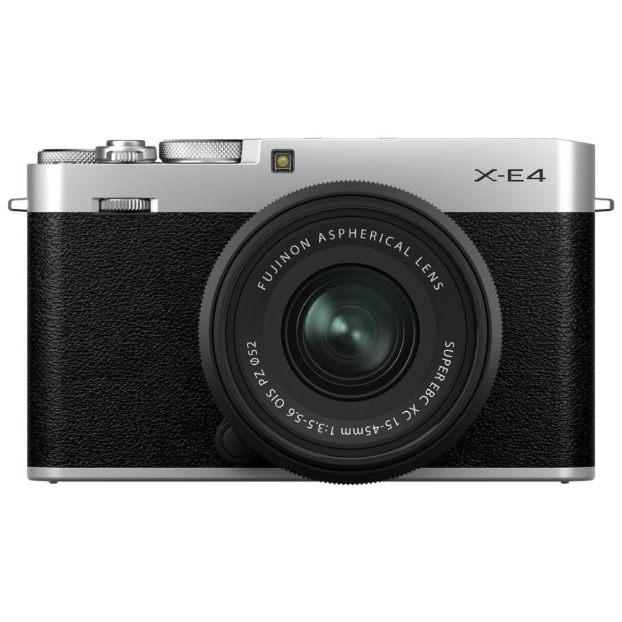 富士フイルム FUJIFILM X-E4 レンズキット シルバー 新品 送料無料 | FUJIFILM