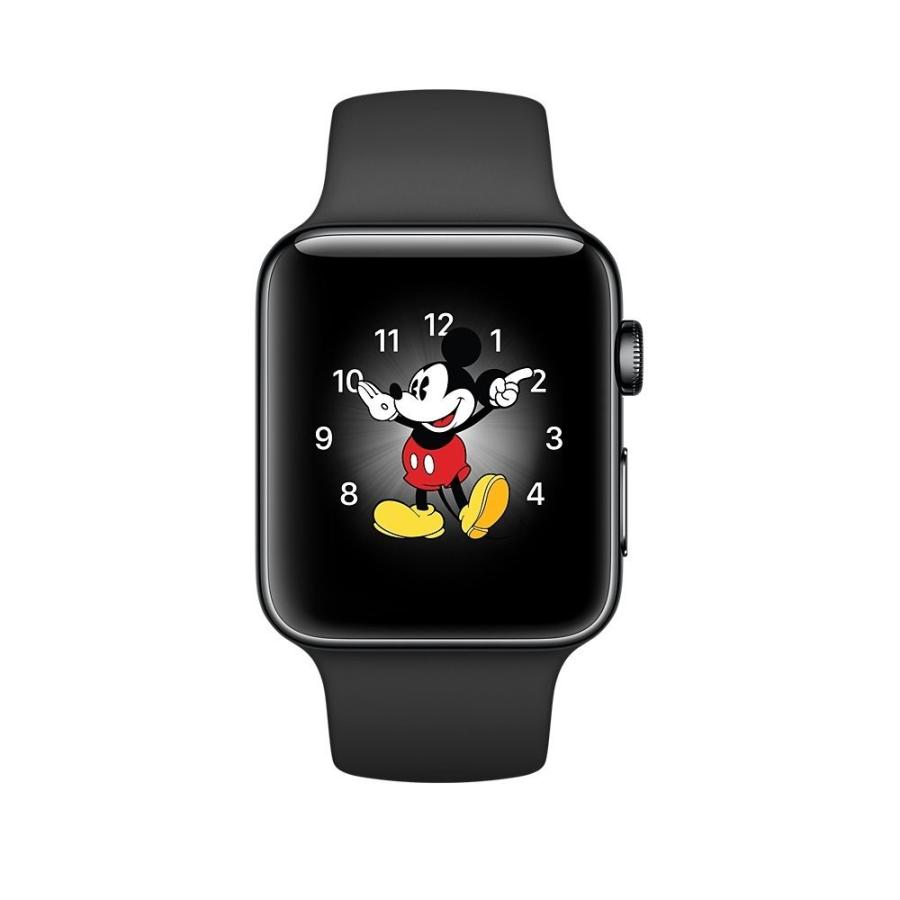 アップル Apple Watch Series 2 42mm MP4E2J/A スペースブラックステンレススチールケース/ブラックスポーツバンド 新品 送料無料 | Apple | 01