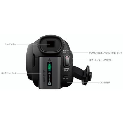 ソニー SONY FDR-AX55 BC デジタル4Kビデオカメラレコーダー ハンディカム EVF・マニュアルリング搭載 ブラック 新品 送料無料 | SONY | 03