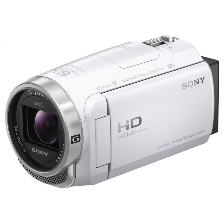 SONY（ソニー） SONY HDR-CX680 W デジタルビデオカメラ Handycam