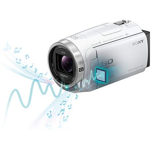 ソニー SONY HDR-CX680 W デジタルビデオカメラ Handycam ホワイト