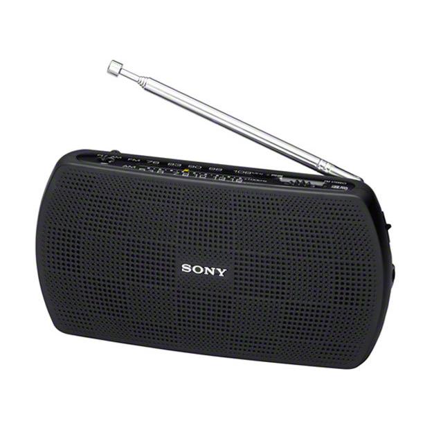 SONY SRF-19 B ポータブルラジオ FMステレオ/AMラジオ ブラック 新品 送料無料 | SONY
