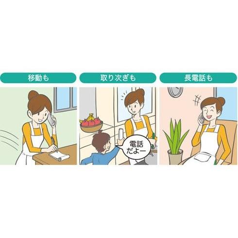 パナソニック Panasonic VE-GDW54DW-W デジタルコードレス電話機 RU・RU・RU 子機2台付き ホワイト 新品 送料無料 | Panasonic | 02