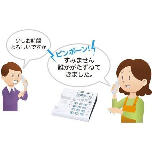 パナソニック Panasonic VE-GDW54DW-W デジタルコードレス電話機 RU・RU・RU 子機2台付き ホワイト 新品 送料無料 | Panasonic | 06