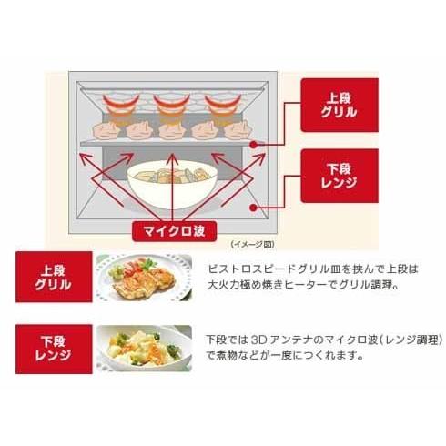 パナソニック Panasonic NE-BS1300-RK スチームオーブンレンジ Bistro 30L ルージュブラック アプリ対応 新品 送料無料 |  | 18