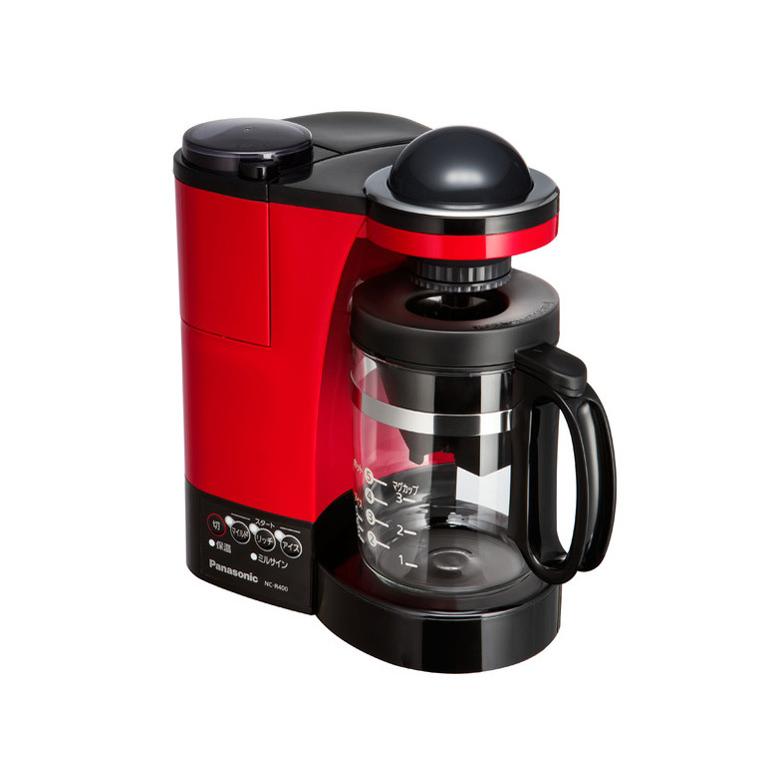 パナソニック NC-R400-R ミル付き 浄水 コーヒーメーカー レッド 新品 送料無料 | Panasonic