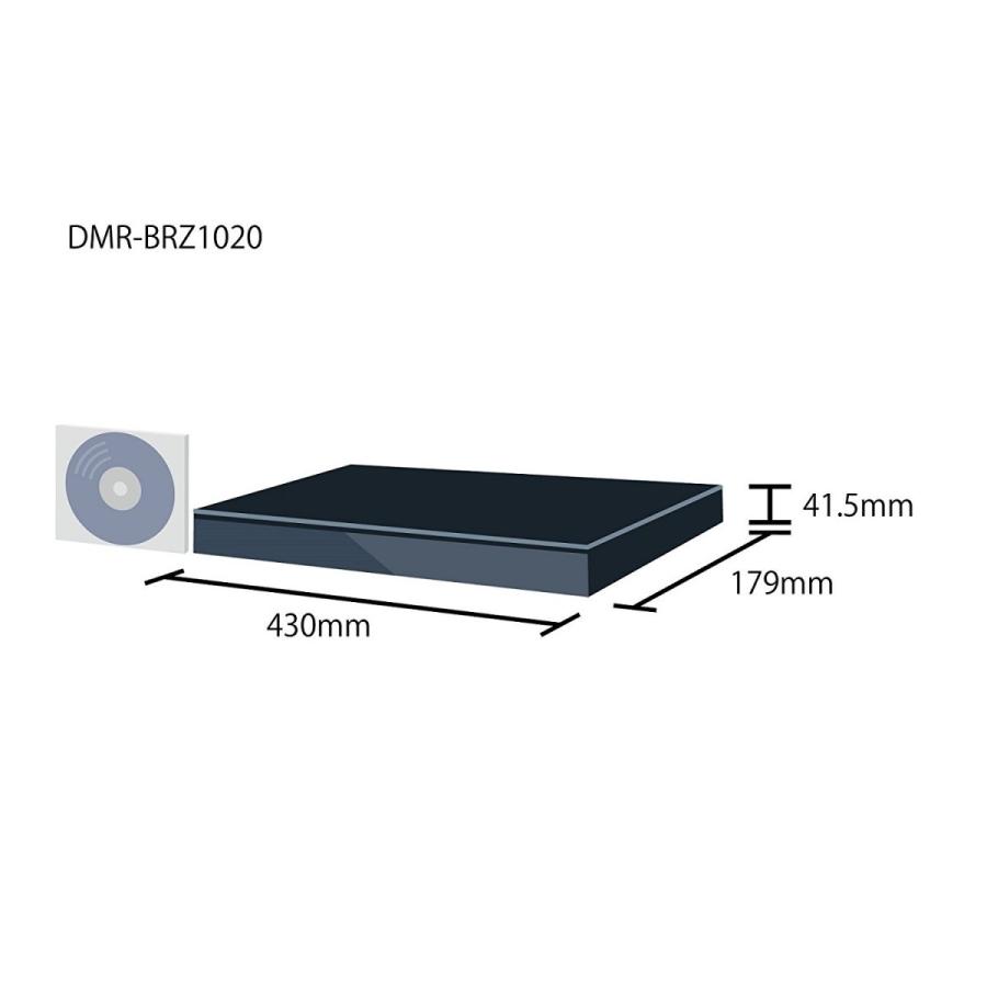 パナソニック Panasonic ブルーレイレコーダー DIGA 1TB 3チューナー DMR-BRZ1020 新品 送料無料 | DIGA | 04