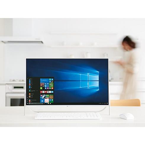 富士通 FUJITSU FMVF53B1B  デスクトップPC ESPRIMO 23.8型ワイド メモリ4GB HDD 1TB Windows 10 Office Personal Premium オーシャンブラック  新品 送料無料 | 富士通 | 01