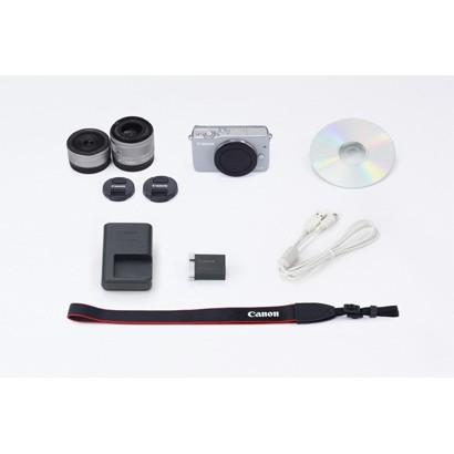 キヤノン CANON EOS M10 ダブルレンズキット グレー ボディ グレー＋交換レンズ 新品 送料無料 | EOS | 01