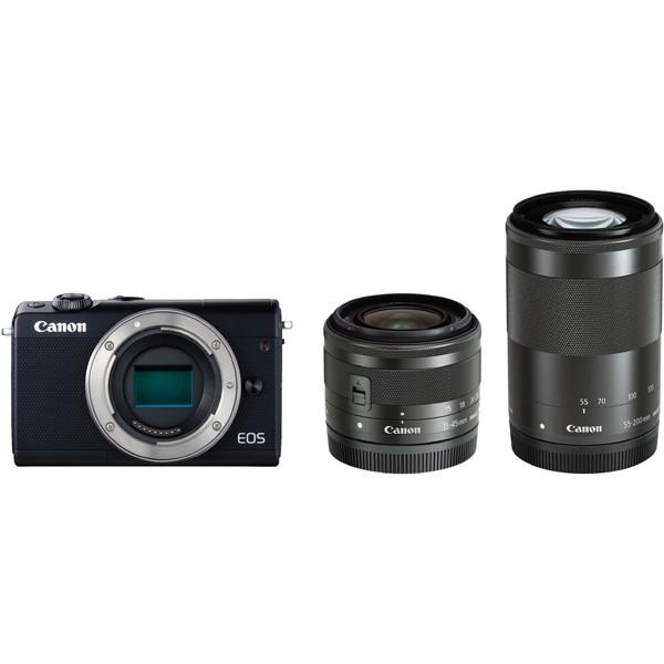 キヤノン CANON EOS M100 ダブルズームキット ブラック ミラー