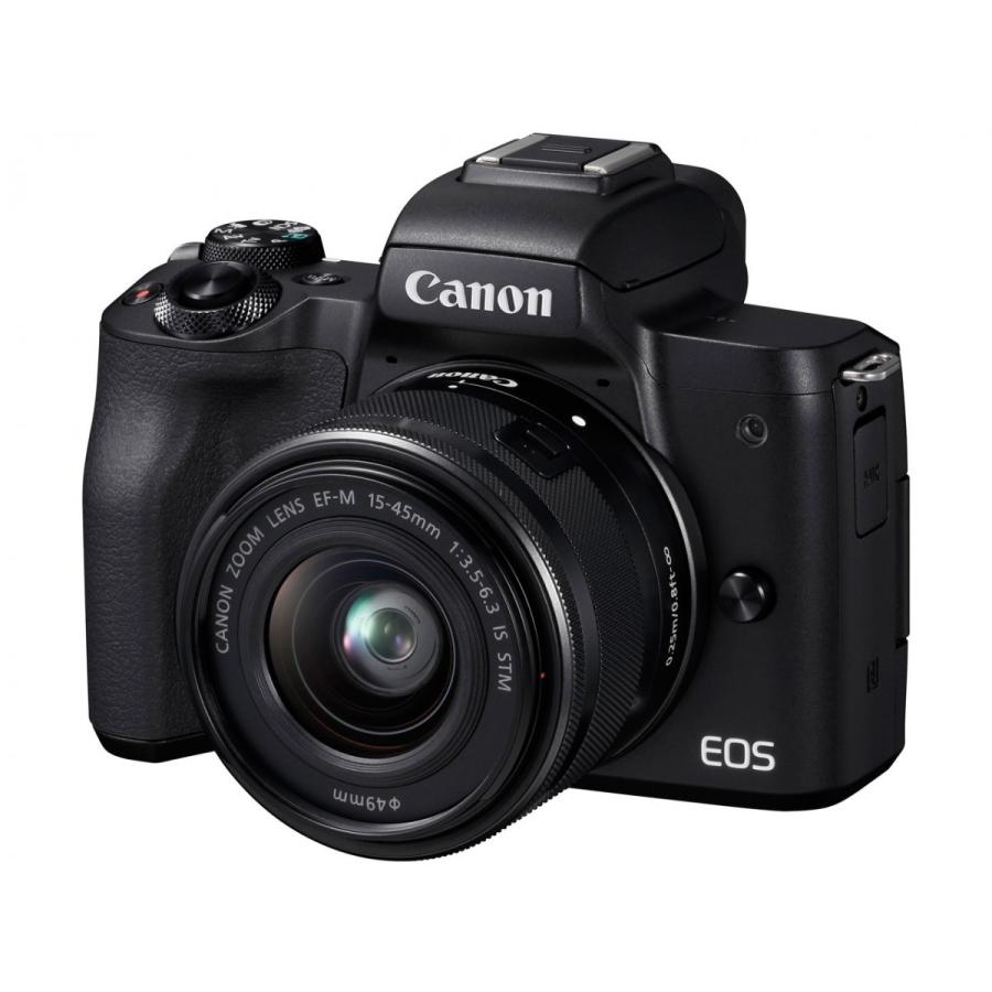 Canon EOS  Kiss m  ダブルズーム　1202 キヤノン EOS Kiss M ダブルレンズキット ブラック | ミラーレス一眼