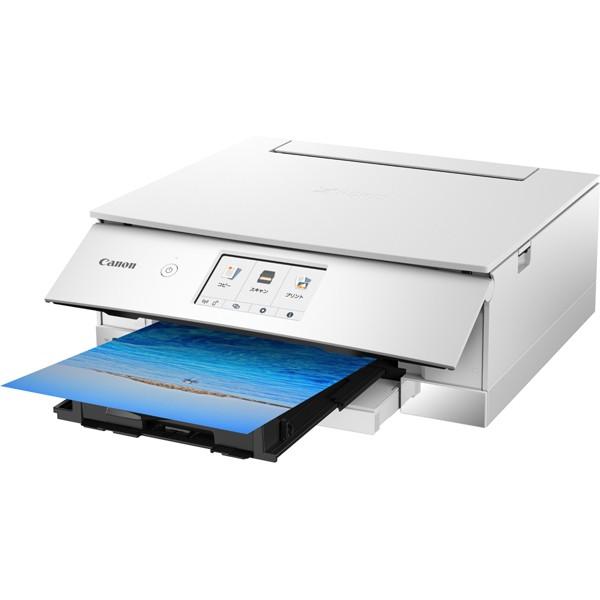 キヤノン CANON PIXUS TS8230WH インクジェットプリンター PIXUS ピクサス 4.3型液晶 A4対応 タッチパネル搭載 Wi-Fi対応 ホワイト 新品 送料無料 | PIXUS | 05