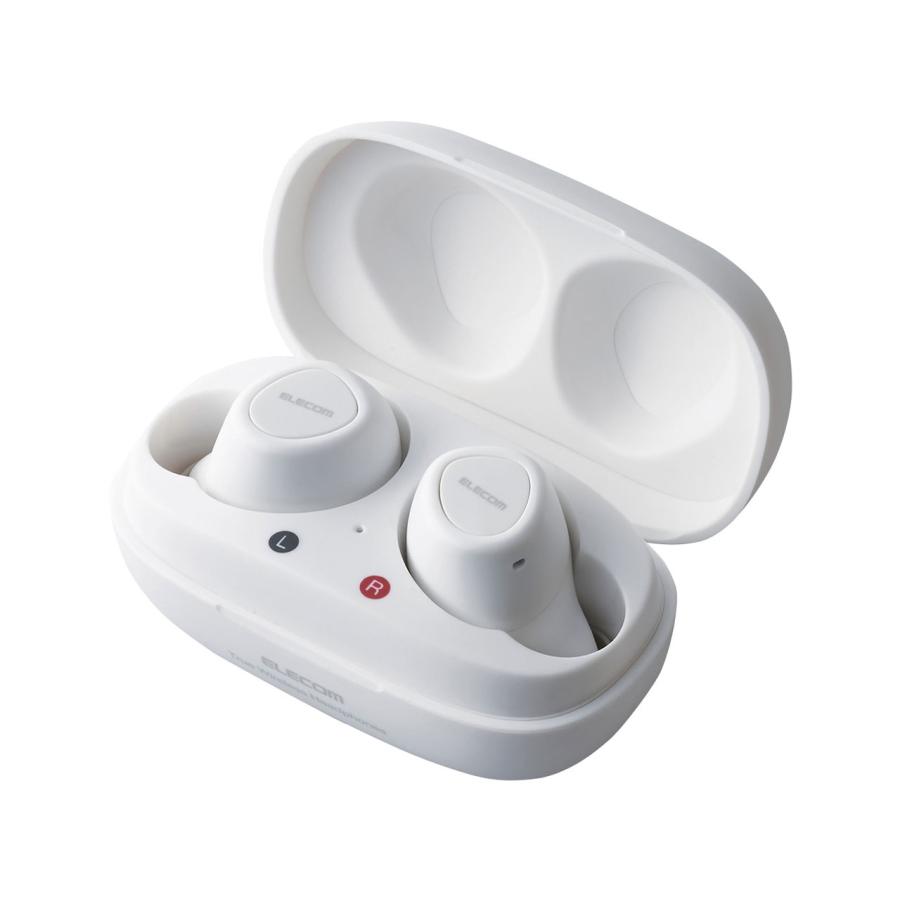 エレコム LBT-TWS10WH Bluetoothイヤホン トゥルーワイヤレス FAST MUSIC ホワイト 新品 送料無料 | ELECOM
