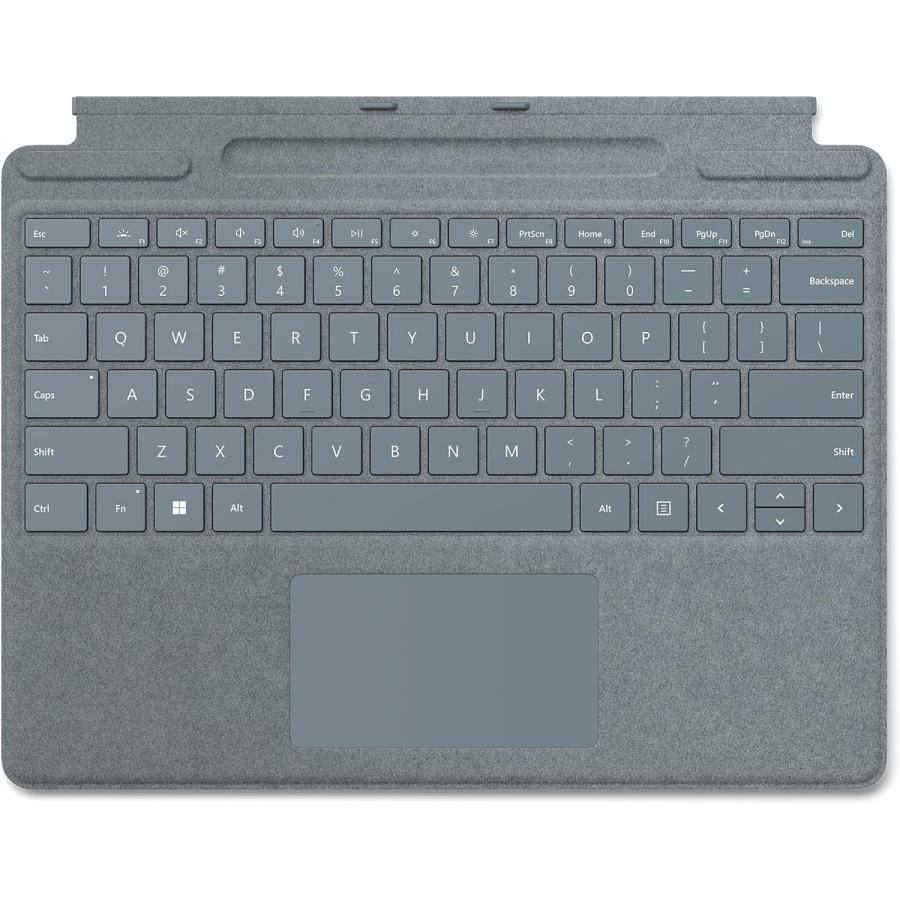 Microsoft 8XA-00059 Surface Pro Signature キーボード 日本語配列 アイスブルー Surface Pro 9, Surface Pro 8, Surface Pro X 対応 新品 送料無料 | マイクロソフト
