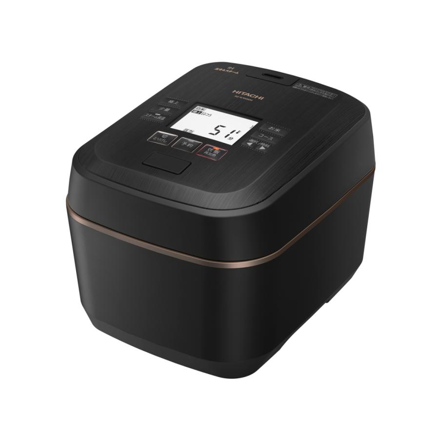 日立 RZ-W100EM K 圧力＆スチームIHジャー炊飯器 ふっくら御膳 5.5合炊き 漆黒 新品 送料無料 | 日立