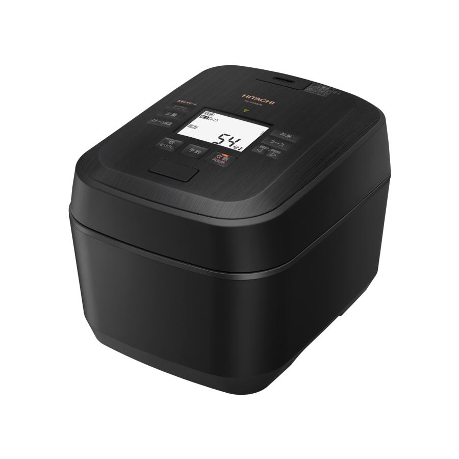 日立 RZ-W100GM-K  圧力スチームIHジャー炊飯器 ふっくら御膳 5.5合炊き 八代目儀兵衛監修 圧騰甘み炊き 漆黒 新品 送料無料 | 日立