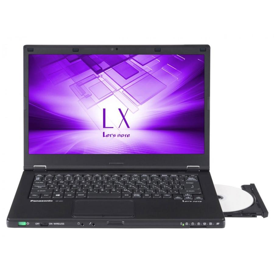 パナソニック Panasonic CF-LX6QDXQR Let's note LX6シリーズ14.0型液晶 Windows 10 Pro i7-7500U メモリ8GB SSD128GB+HDD1TB ブラック 新品 送料無料 | Let’s note | 01