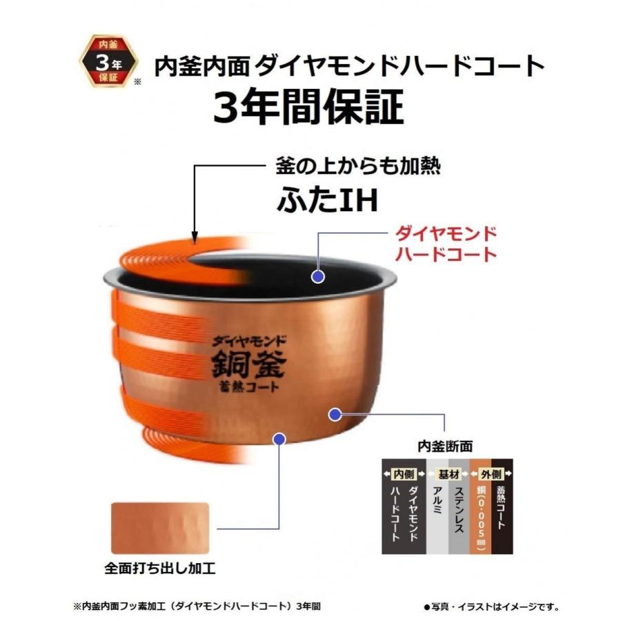 パナソニック Panasonic SR-HB108-K IH炊飯器 5.5合炊き ブラック 新品 送料無料 | Panasonic | 01