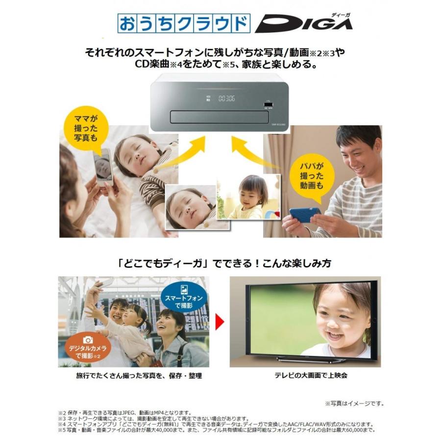 パナソニック Panasonic DMR-BCG3060 ブルーレイディスクレコーダー おうちクラウドDIGA(ディーガ) HDD3TB 6チューナー 新品 送料無料｜eightloop｜08