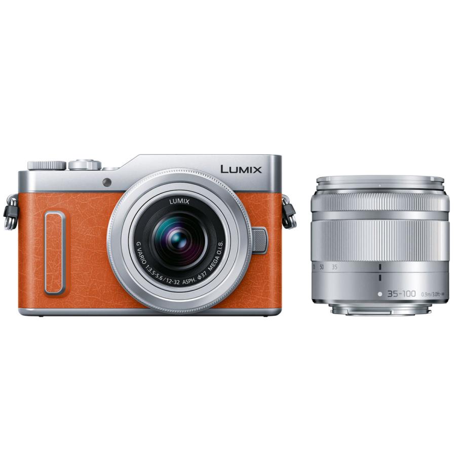 パナソニック LUMIX DC-GF10WA-D ダブルズームキット オレンジ デジタル一眼カメラ ボディ+交換レンズ2本 新品 送料無料 | LUMIX