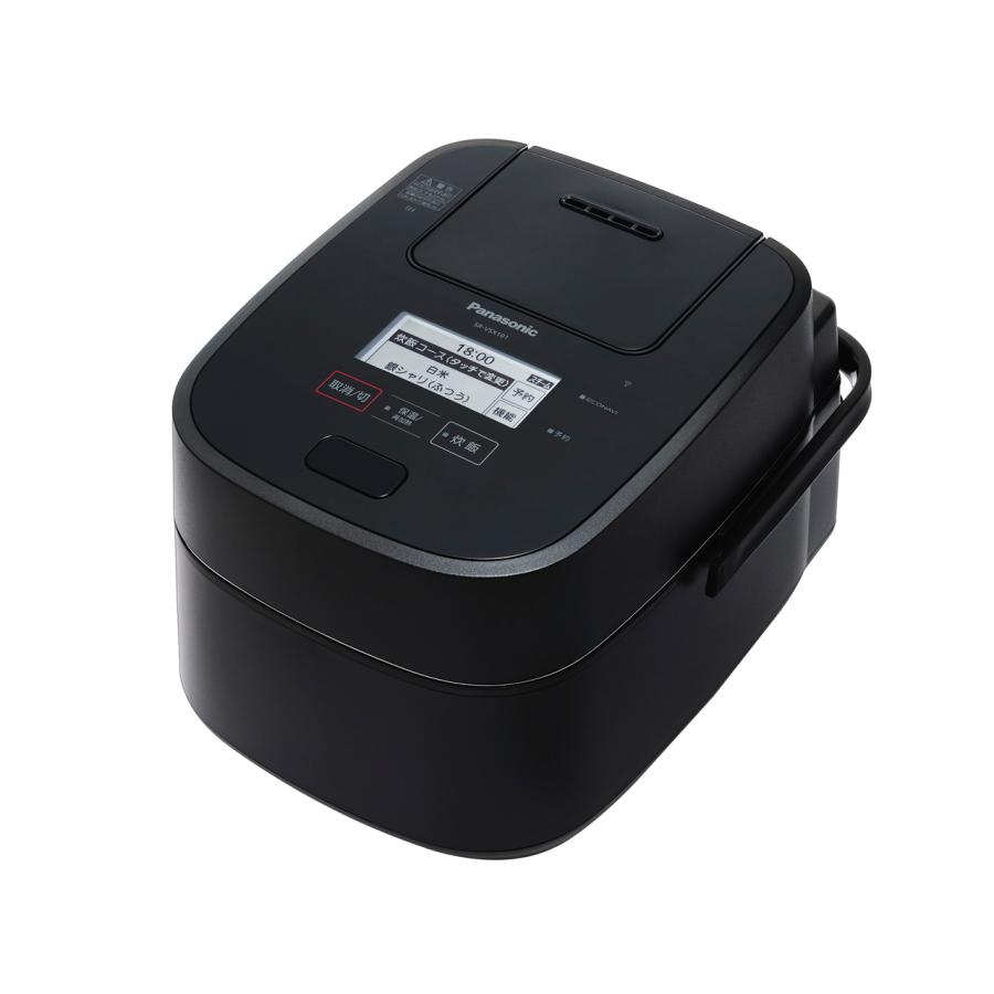 パナソニック SR-VSX101-K スチーム＆可変圧力IHジャー炊飯器 おどり炊き 可変圧力・大火力IH ダイヤモンド竈釜 5.5合炊き IoT対応 ブラック 新品 送料無料 | おどり炊き