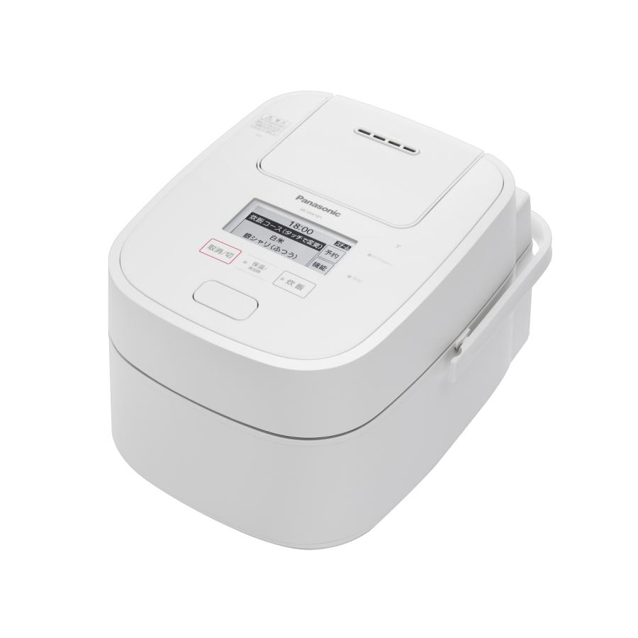 パナソニック SR-VSX101-W スチーム＆可変圧力IHジャー炊飯器 おどり炊き 可変圧力・大火力IH ダイヤモンド竈釜 5.5合炊き IoT対応 ホワイト 新品 送料無料 | おどり炊き