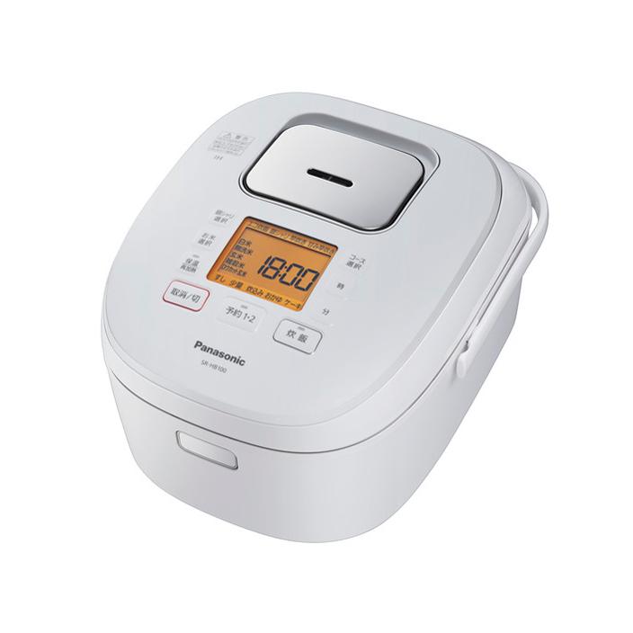 パナソニック SR-HB100-W IHジャー炊飯器 ダイヤモンド銅釜 5.5合炊き ホワイト 新品 送料無料 | Panasonic