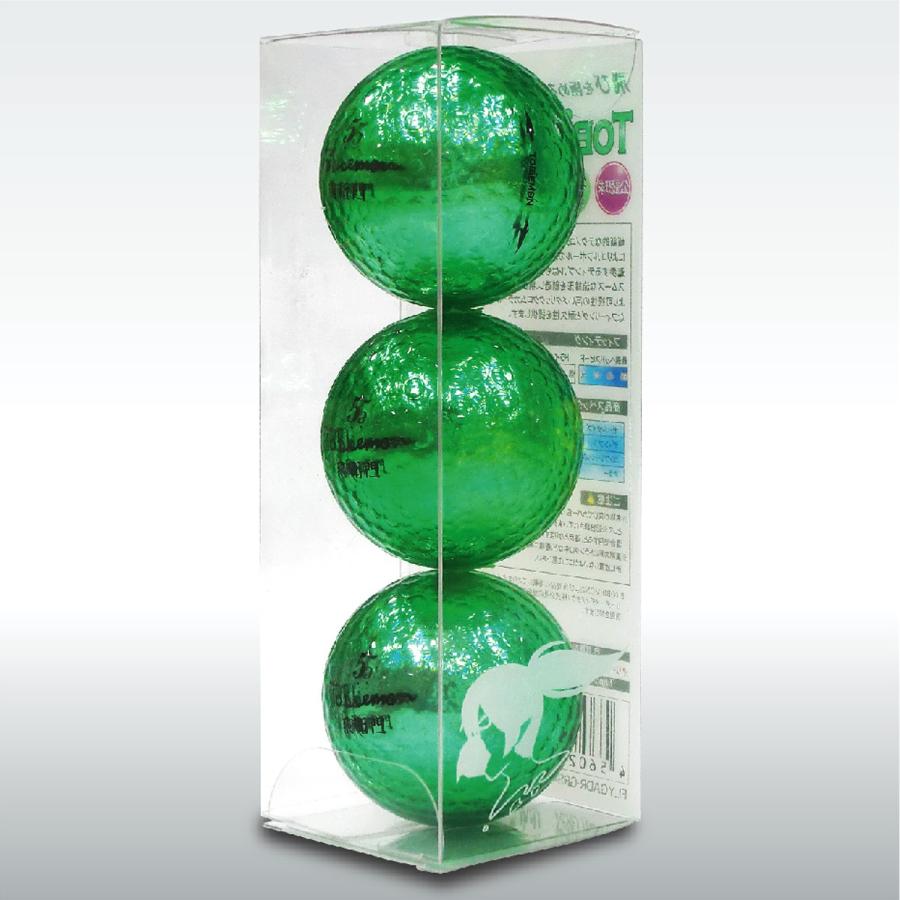 飛衛門 TOBIEMON ゴルフボール キラキラメタルボール 1ダース 12球入り FLYGADR-GRD4 グリーンメタル 公認球 新品 送料無料 | 飛衛門 | 03