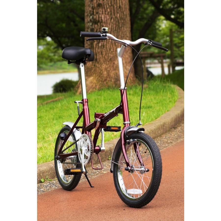 ミムゴ MG-CM16 折りたたみ自転車 16型 Classic Mimugo FDB16 新品 送料無料 メーカー倉庫より直送 | ミムゴ | 08